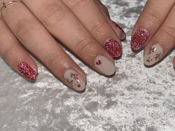 お客様ネイル☆トナカイ