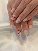 エトワ ル リアン ネイル(Et toi Le Lien nail)/季節に合わせたチェリーネイル♪