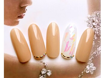 エンジェルビューティーネイルアンドアイラッシュ(Angel Beauty nail&eyelash)/秋冬シンプル定額ネイル