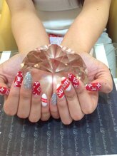 エスフィーネイルサロン ブリーユ(Esfy nailsalon Brille)/赤ネイル