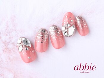 ネイルサロンアビー 北千住店(abbie)/オーロラビジュー◇¥12155