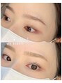 まつげエクステサロン プリューム アイ ビューティー 銀座店(PLUME EYE BEAUTY)&nbsp;☆アイブロウスタイリングすっきり平行眉。