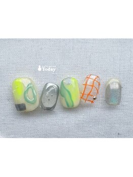 ネイルサロン トゥデイ 心斎橋店(Today)/Simple plus art¥9300→¥5800