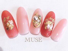 パール春パステルくすみピンク