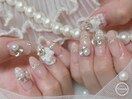 千鳥柄ネイル