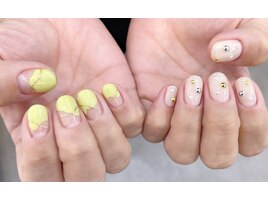 アシメデザインネイル☆