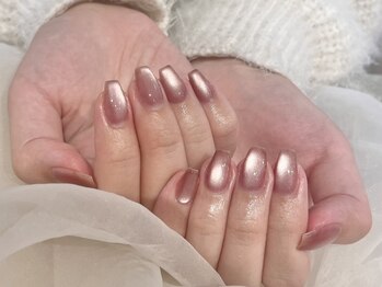 フルゥ エビス(fl EBISU.)の写真/*hand マグネット¥8,500*初回オフ無料◇美しいフォルムにこだわった上品仕上げ♪自爪に優しいパラジェル有