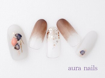 アウラネイルズ(aura nails)/☆ハンドデザインコース ¥8800