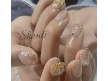 シャンティ(Shanti)/ラメグラデーション＋パーツ