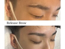 リリースブロウ(Release Brow)/眉wax+間引き+CUT+仕上げ