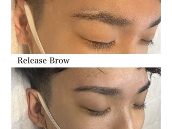 リリースブロウ(Release Brow)/眉wax+間引き+CUT+仕上げ
