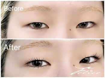 フェリーチェ(Felice)/一重さんのまつ毛パーマ上下