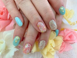 [中村]フラワーネイル☆春DC24番