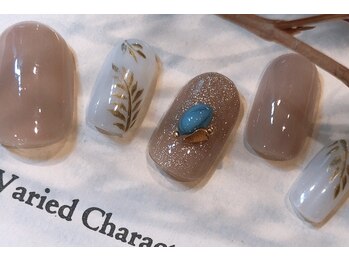 ネイルデコ(nail DECO)/定額8月シーズンアート【宮島】