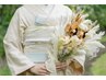 【花嫁様限定】和装婚、和装の前撮りにお勧め　写真映えする小顔集中プラン