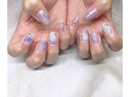 あじさいネイル【若葉/坂戸】
