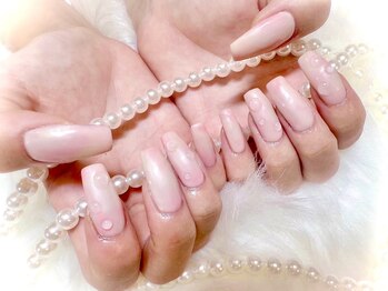 ボガスティーズネイル(Vogusty's nail)/トレンド★うるうる桃ネイル