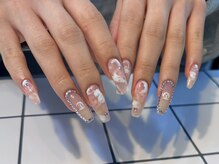 ワンホン/韓国定額Lコース＜ワンホン/パラジェル/フィルイン/長さだし/学割U24/ネイル/オフのみ/長さ出し＞