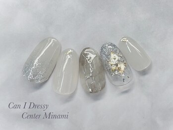 ハンドアシンメトリーネイル