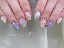 ココナッツネイル/夏ネイル