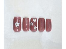 アルセア 上野御徒町店(Alcea)/花　フレンチ　ゴールド ライン