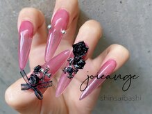 ジョアアンジェ 心斎橋店(joie ange)/スカルプ/ピンクネイル/ロング