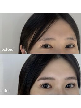 ハイク バイ ジェン(HIKE by gen.)/まつげパーマ × 眉毛