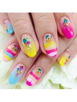 ネイルサロン ディーバ ギンザ(Nail salon Diva GINZA)/カラフルピーコック