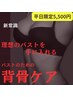 No.1人気【平日限定】最新バストUP「ハイクオリティバストフルコース」5500円