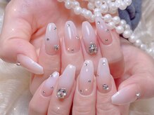 シーアンドビーネイル(C&B Nail)/チップ長さだしカラグラ【渋谷】