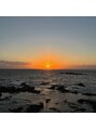 ハウオリラニ 自由が丘店(Hau'oli Lani) 友達と城ヶ島に行った時の写真です!海で見る夕日は最高でした☆