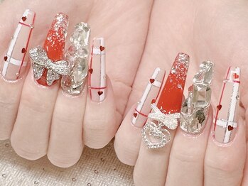 ピスティ(piisty)の写真/《こだわりの強いネイリストが作るフォルムは別格！》スカルプラメグラ◆スカルプ10本し放題がオススメ！