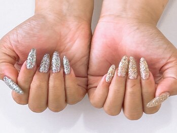 ラメワンカラー