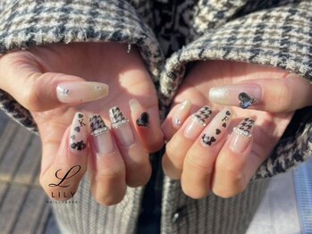 リリー 大阪駅前第一ビル店(Lily)の写真/【長さ出し10本アートやり放題コース(チップ)14600円】綺麗なカーブとフォルム、お好みの長さを実現!!