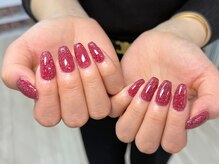 オーシャン 銀座店(OCEAN)/ボルドーフラッシュネイル