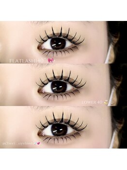ミニョンアイラッシュ(minynon eyelash)/フラットラッシュ上下☆
