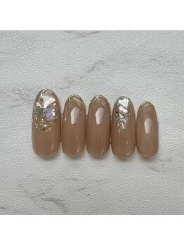 ナナズネイル 魚町店(NANA’sNail)/シェルネイル　大人デザイン
