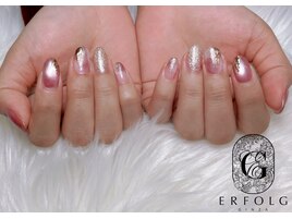 華やかマーブルネイル！