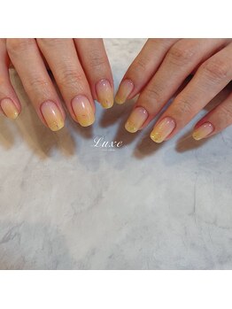 ネイルサロンリュクス (nailsalon Luxe)/イエローグラデーション