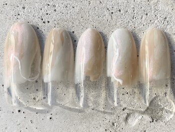 フリークネイル(FREAK Nail)/もやもやホワイトクリア ¥6500