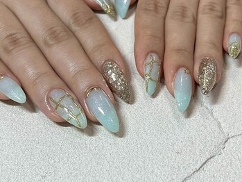 ビアンカ ネイルサロン 大宮店(Bianca)/ブルーニュアンスネイル♪