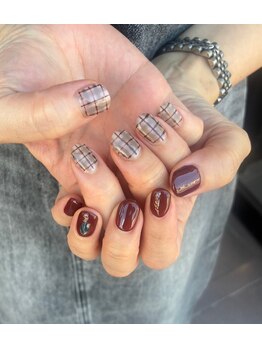 白べぇーっ 本店 湊町店/☆チェックネイル☆