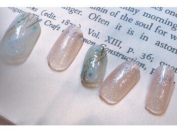 ネイルデコ(nail DECO)/定額8月シーズンアート