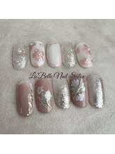 ラベル(La'Belle)/フラワーネイル