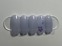 ジョアネイル(JOA Nail)/春/桜/シンプル/ラメ/アート