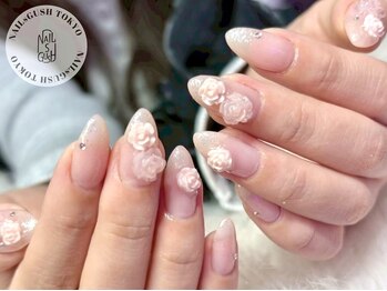 ネイルズガッシュ 川崎店(NAILsGUSH)/ショート/シンプル/フラワー