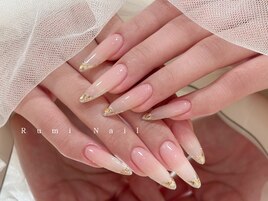 ヌーディー/グラデーション/上品