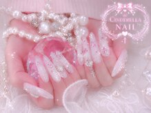シンデレラネイル(CINDERELLA NAIL)/【スカルプ長さだしネイル】