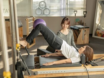 ウィルピラティス(W1L×Pilates)の写真/"本気で変わりたい"を叶える♪大会受賞歴ありのベテランオーナーによる完全マンツーマンレッスン*男性もOK!