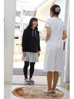 エステフロアーリヴ(floor)/リヴを体験１☆お出迎え